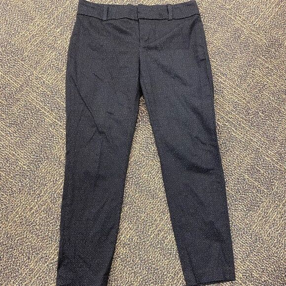 Calvin Klein Pants - Calvin klein Black printed flat‎ front twill ankle pants